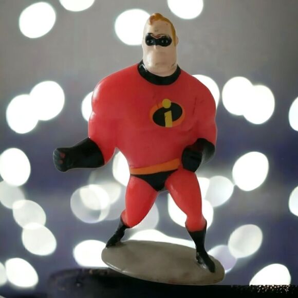 Mr Incredible The Incredibles Figure Cake Topper Disney Jaxx Pacific Plastic - Picture 8 of 9
